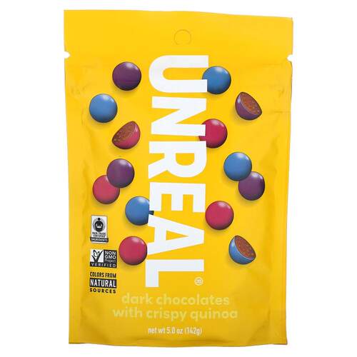 Unreal,黑巧克力，含藜麦卷，5 盎司（142 克）