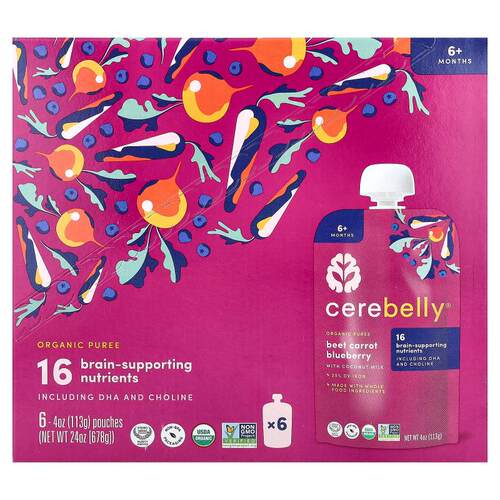 Cerebelly,有机果泥，6 个月以上&nbsp;