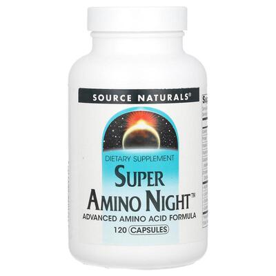 源美,Super Amino Night 夜间氨基酸补充片，120 粒胶囊