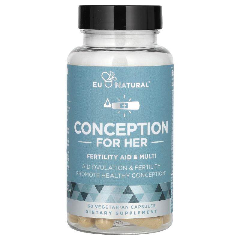 Eu Natural,女性生育，生育辅助和多种益处，60 粒素食胶囊
