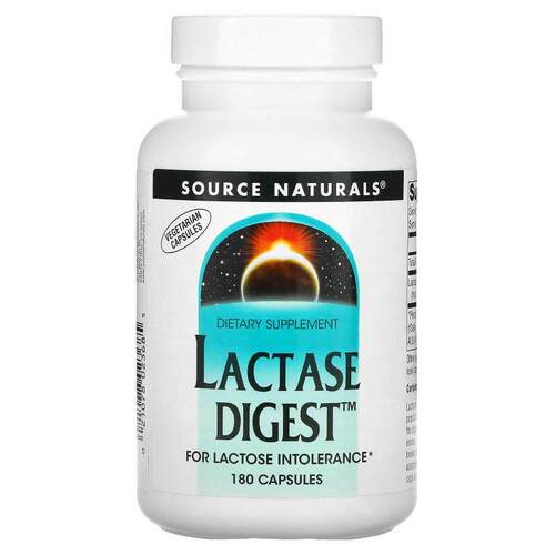 Source Naturals/源美LACTASE DIGEST乳糖酶胶囊膳食营养补充