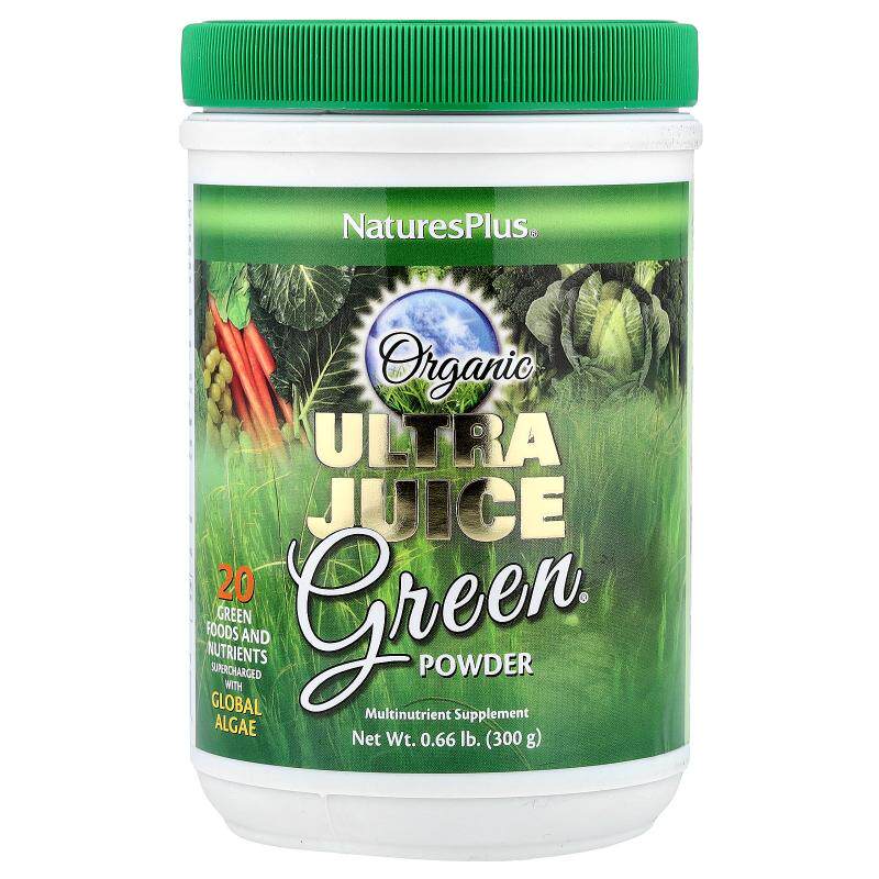 NaturesPlus,有机超级多汁绿色蔬菜粉