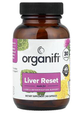 Organifi,Liver Reset，60 粒胶囊