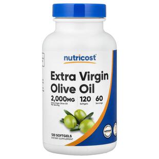 Nutricost,Extra Virgin Olive Oil, 120 Softgels (1,000 mg per