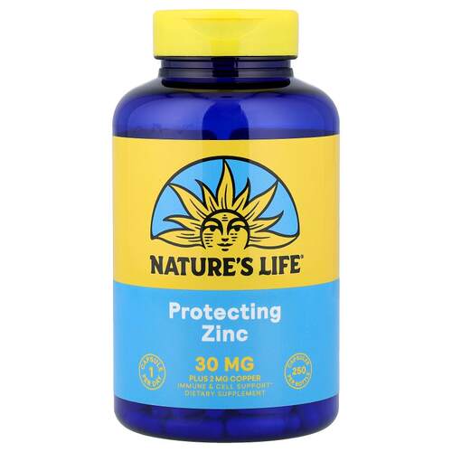 Nature's Life,防护型锌 + 铜，250 粒胶囊
