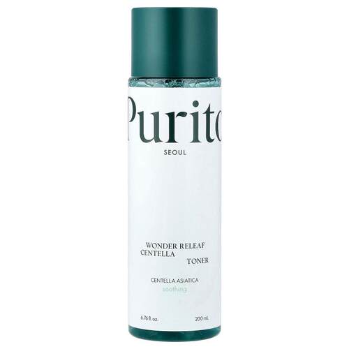 Purito,Wonder Releaf 积雪草爽肤水，6.76 液量盎司（200 毫升）