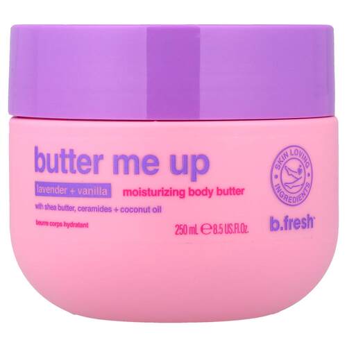 b.fresh,Butter Me Up, Moisturizing Body Butter, Lavender + V