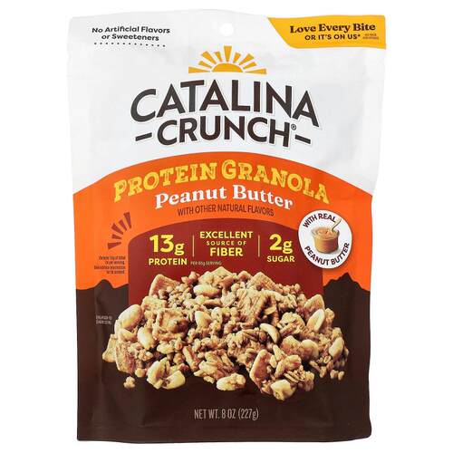 Catalina Crunch,蛋白质格兰诺拉麦片，花生酱，8 盎司（227 克）