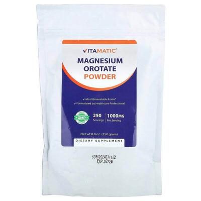 Vitamatic,乳清酸镁粉，8.8 盎司（250 克）