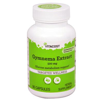 Vitacost,Gymnema Extract, 520 mg, 90 Capsules