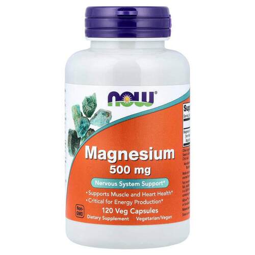 诺奥,Magnesium, 500 mg, 120 Veg Capsules