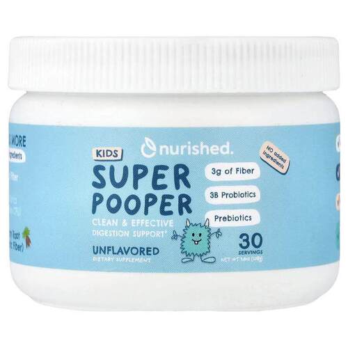Nurished,Kids Super Pooper, Unflavored