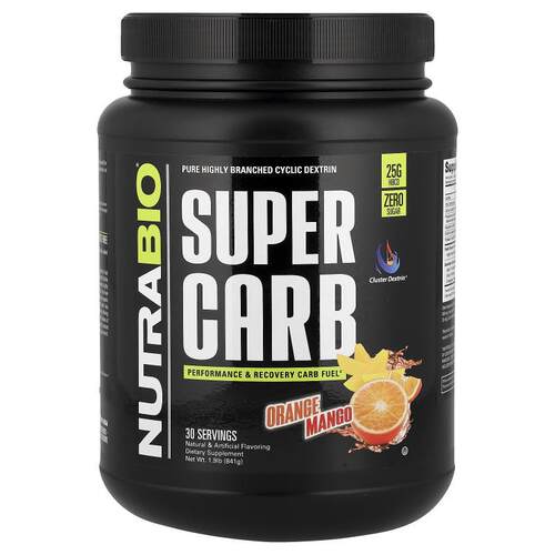 Nutrabio Labs,Super Carb,，柑橘芒果味