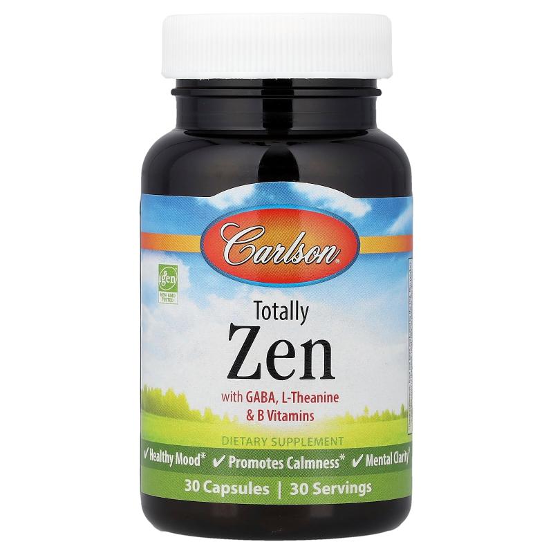 Carlson,Totally Zen with GABA，L-茶氨酸和 B 族维生素图片
