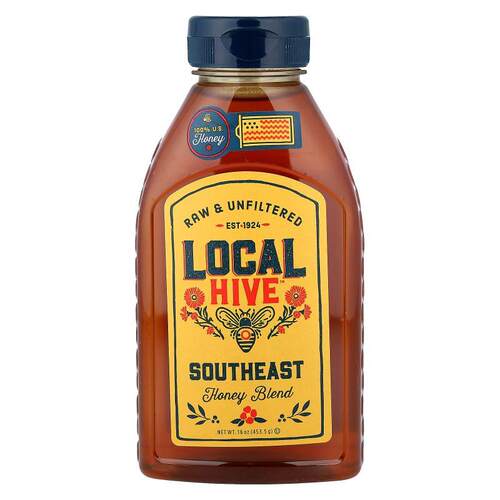 Local Hive,Honey Blend, Southeast, Raw & Unfiltered, 16
