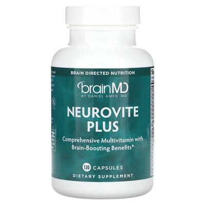 BrainMD,Neurovite Plus，120 粒胶囊