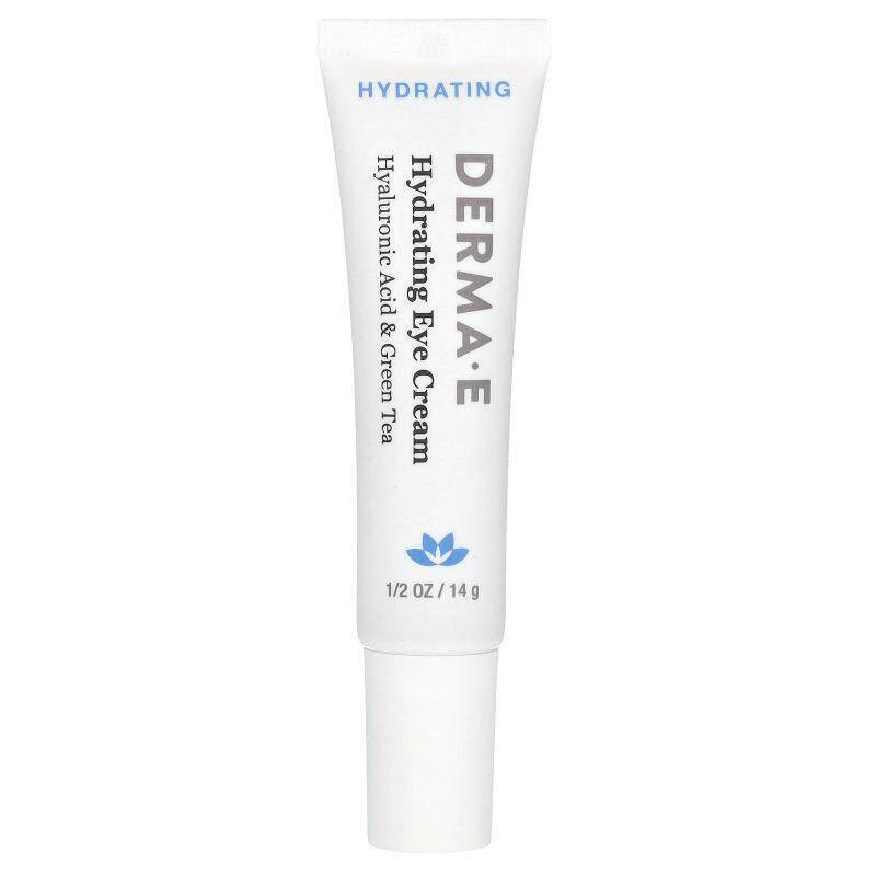 DERMA E,含透明质酸和绿茶的保湿眼霜,0.5 盎司(14 克)