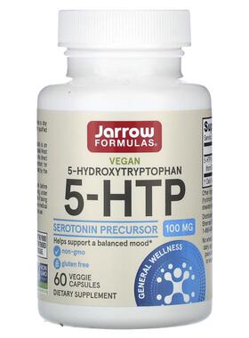 杰诺,5-HTP，100 毫克，60 粒素食胶囊