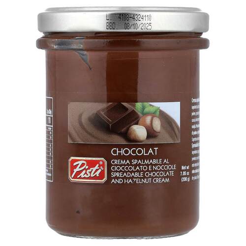 Pisti,Spreadable Chocolate and Hazelnut Cream, 7.05 oz (200
