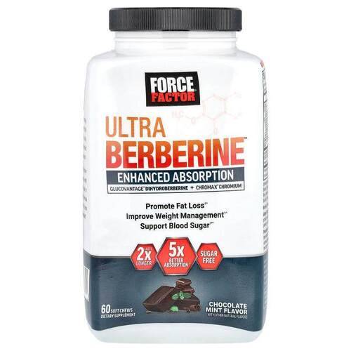 Force Factor,Ultra Berberine™，巧克力薄荷味