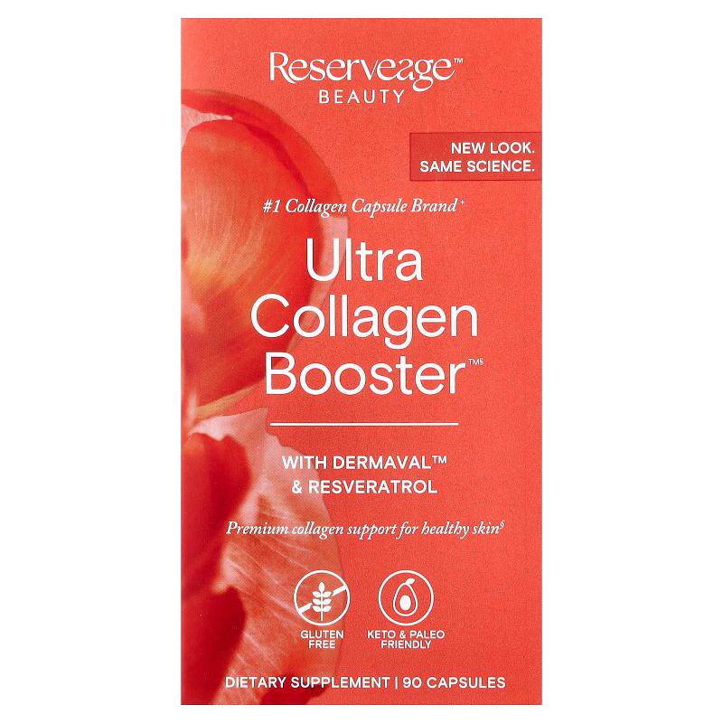 Reserveage Beauty,超级胶原蛋白加强剂™，90 粒胶囊