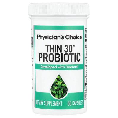 Physician's Choice,Thin 30® Probiotic, 60 Capsules