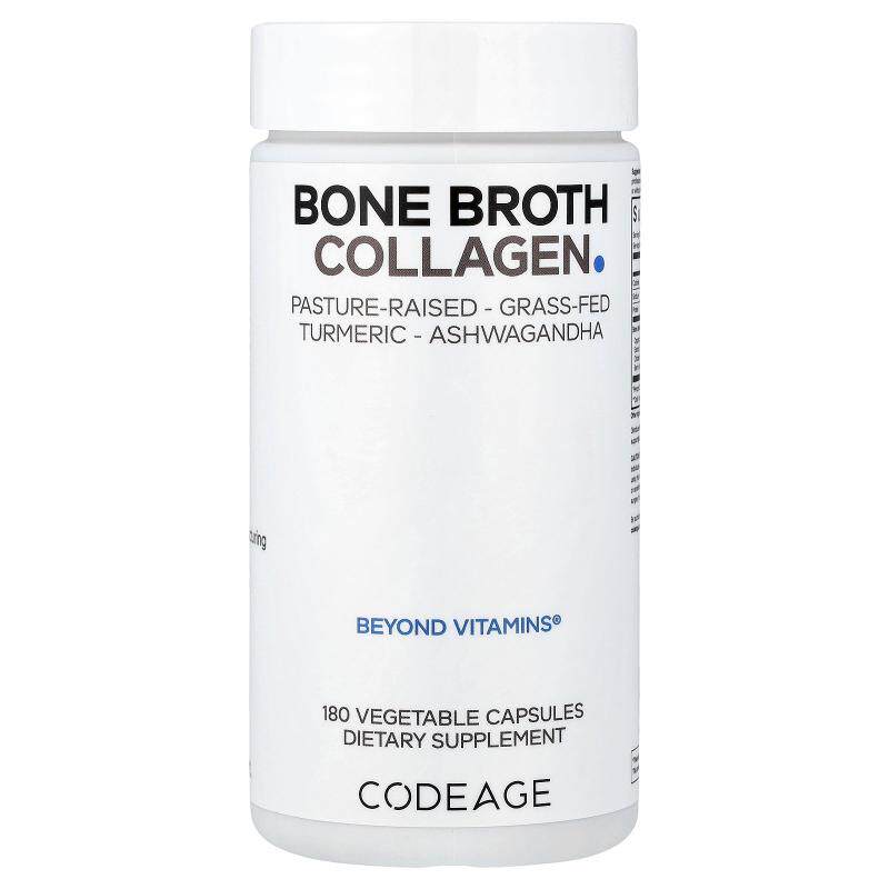 Codeage,骨汤胶原蛋白素食胶囊，180 粒