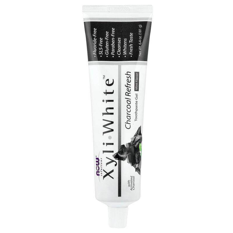诺奥,Solutions，XyliWhite，Charcoal Refresh，牙膏凝胶，薄荷6