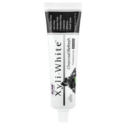 诺奥,Solutions，XyliWhite，Charcoal Refresh，牙膏凝胶，薄荷6