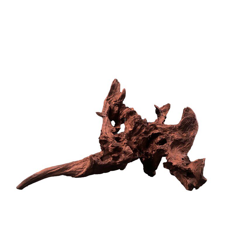 小号精品紫柚沉木水族箱鱼草缸造景乌龟爬晒台爬宠躲避根艺小摆件