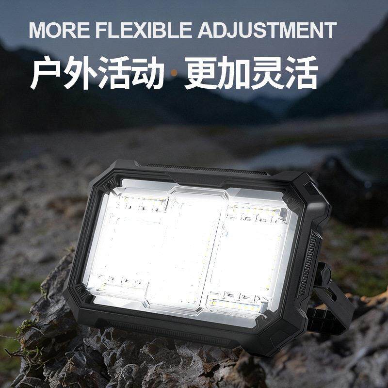 露营灯led户外投光灯防水摆摊露营灯超亮照明户外灯带支架露营灯