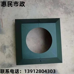 路灯底罩圆形底座盖板装饰路灯法兰装饰件照立柱盖子方形罩子立杆