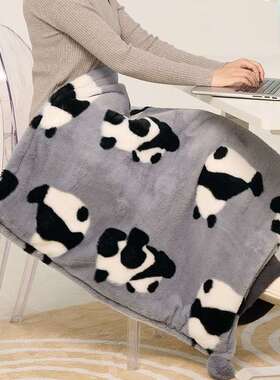 暖加热身毯可拆洗护膝办公室盖毯腿毯盖毛毯迷你毯子加厚小暖脚