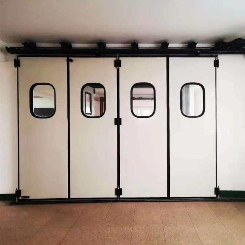 豫欧工业提升门快速自动滑升门工厂车间大型停车场金属整套门