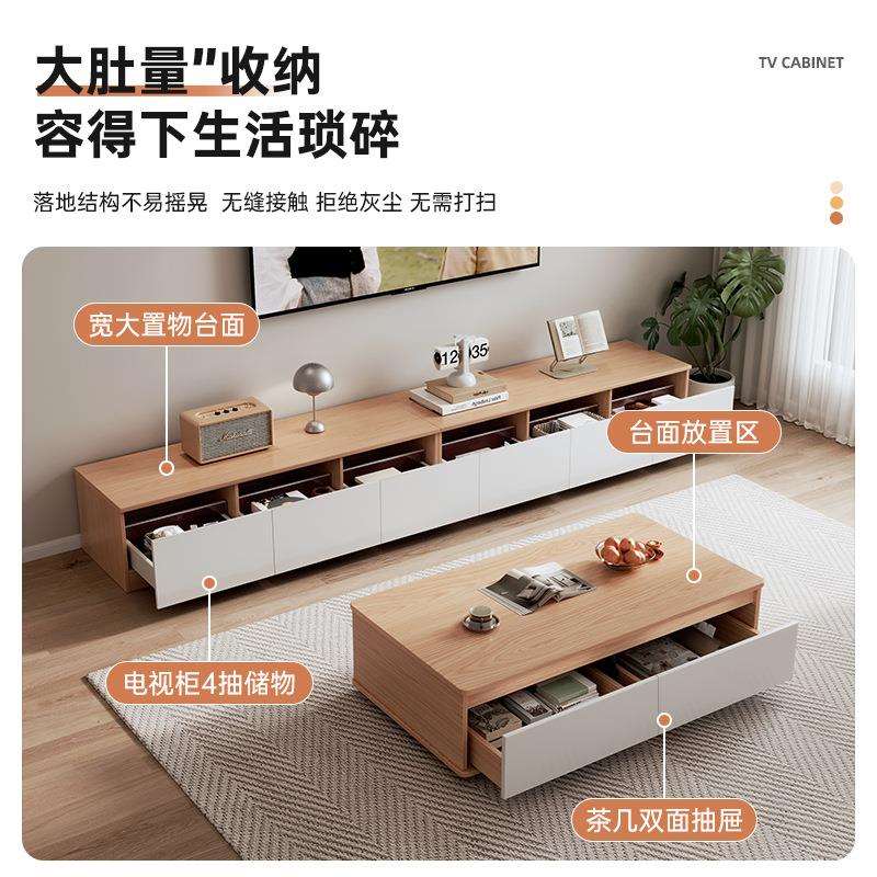 电视柜客厅家用新款置物架小户型展示柜出租屋落地收纳柜子储物柜