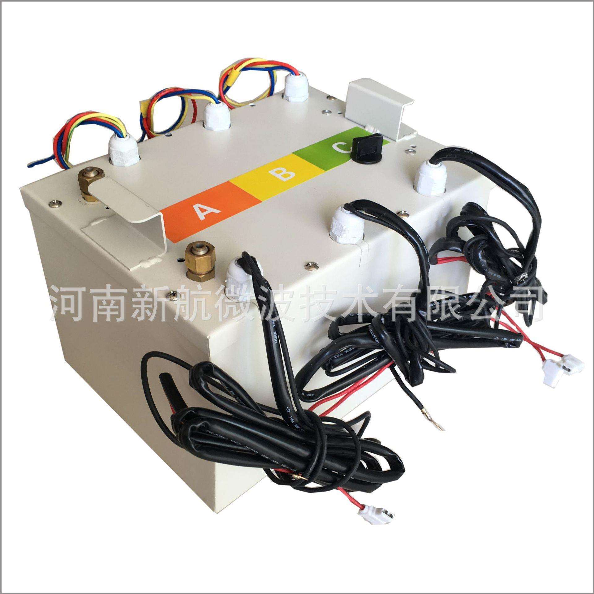 3*1000W工业微波水冷循环成套配件隧道微波烘干机油浸水冷元器件