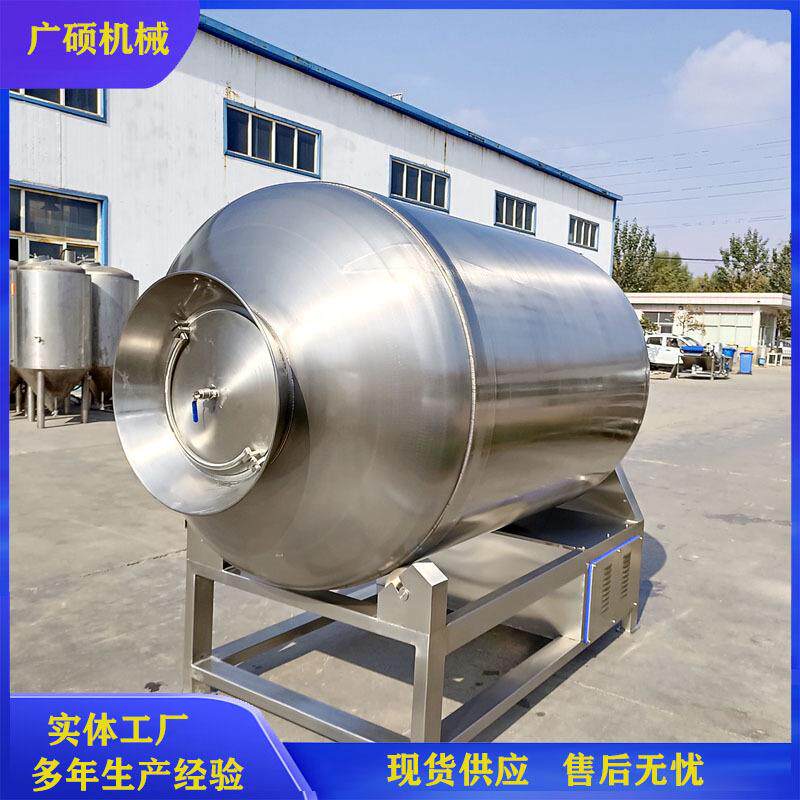 大型拌料腌肉桶 全自动真空滚揉机 工业食品厂肉类加工成套设备