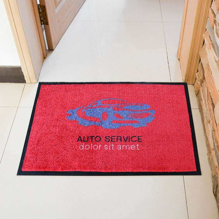 科洋商用尼龙印花橡胶地毯 广告宣传地垫门垫Logo door mat