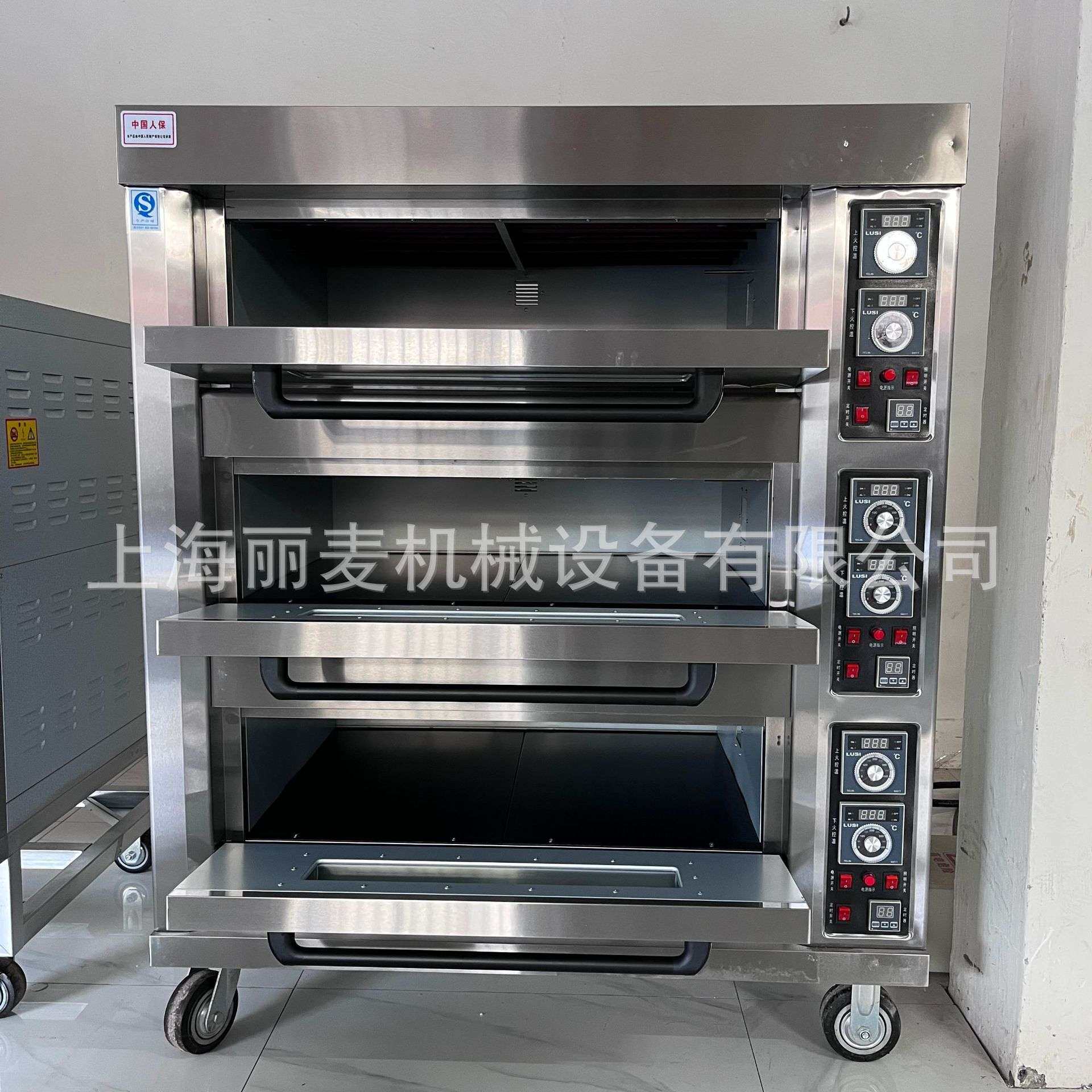 商用三层六盘大型电烤箱蛋糕烤肉披萨多种类大功率食品烘焙炉设备