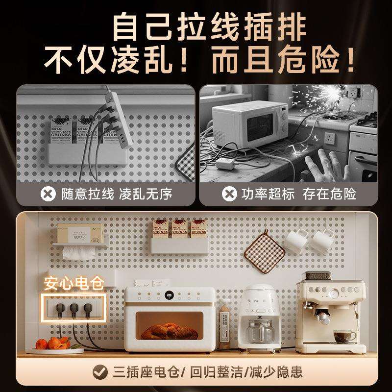 厨房置物架多功能靠墙一体餐边柜微波炉金属落地储物收纳防尘柜子
