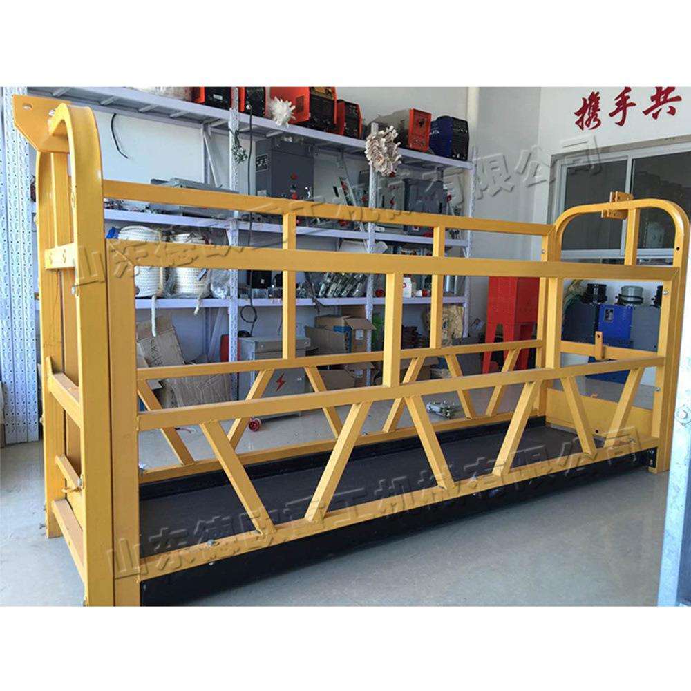 住宅家用装修镀锌吊篮 电动高空作业平台 外墙壁清洗施工升降机