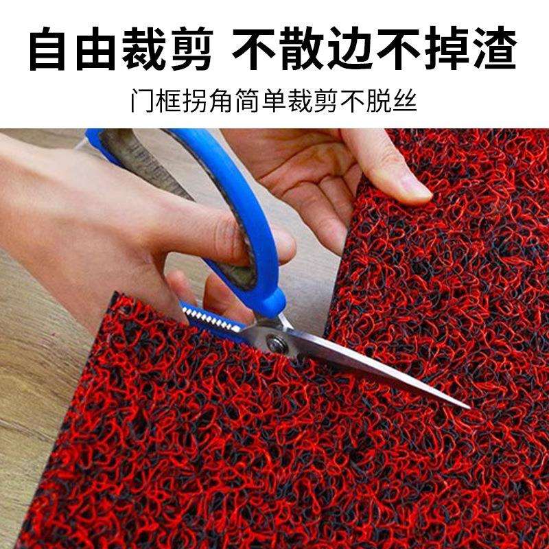地垫入户门垫进门加厚PVC丝圈家用地垫耐脏蹭土可裁剪门外踩脚垫