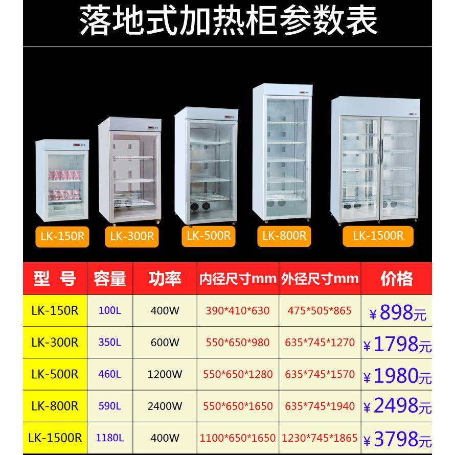 热饮展示柜商用保温箱快餐便当盒饭食品恒温柜立式饮料加热机
