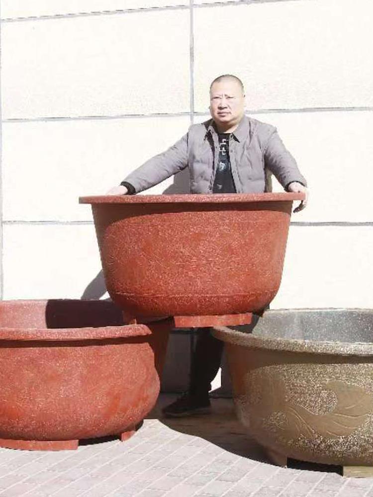 圆形八角花盆塑料铁树户外加厚超大号庭院铁树三角梅阳台养鱼荷花