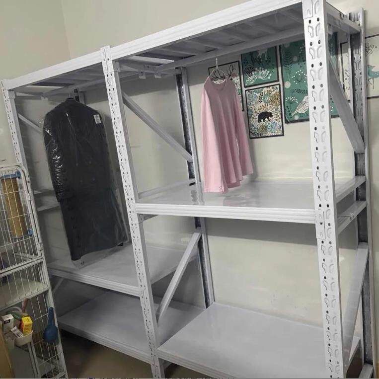 架柜全货封闭家用帽间简易开放式挂衣架服装衣店展示架置801衣物