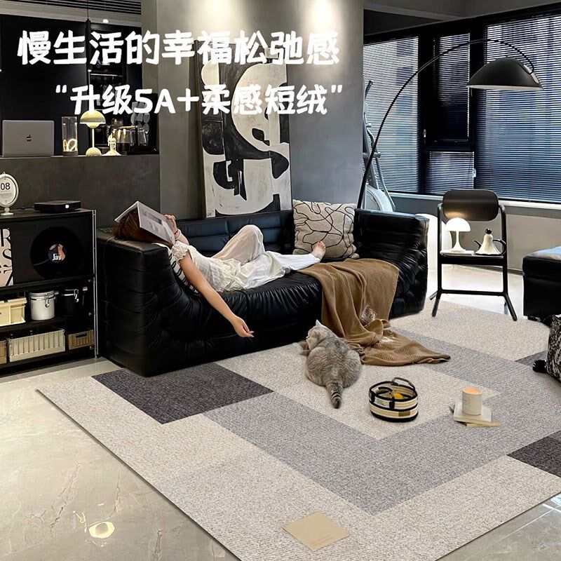 地毯客厅新款轻奢高级感卧室地垫大面积全铺室内防滑垫子床边坐垫