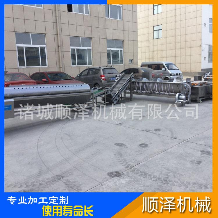 热销鸡爪脱皮设备 鸡爪脱黄皮机 鸡爪加工流水线
