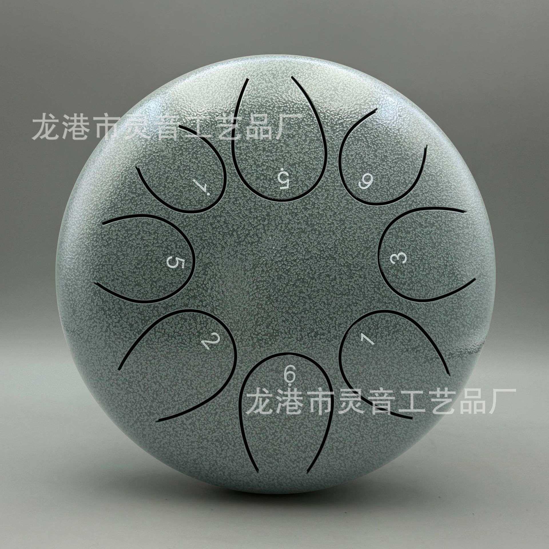 跨境新款成人初学空灵鼓儿童打击乐器无忧鼓8寸8音调E手敲色空鼓