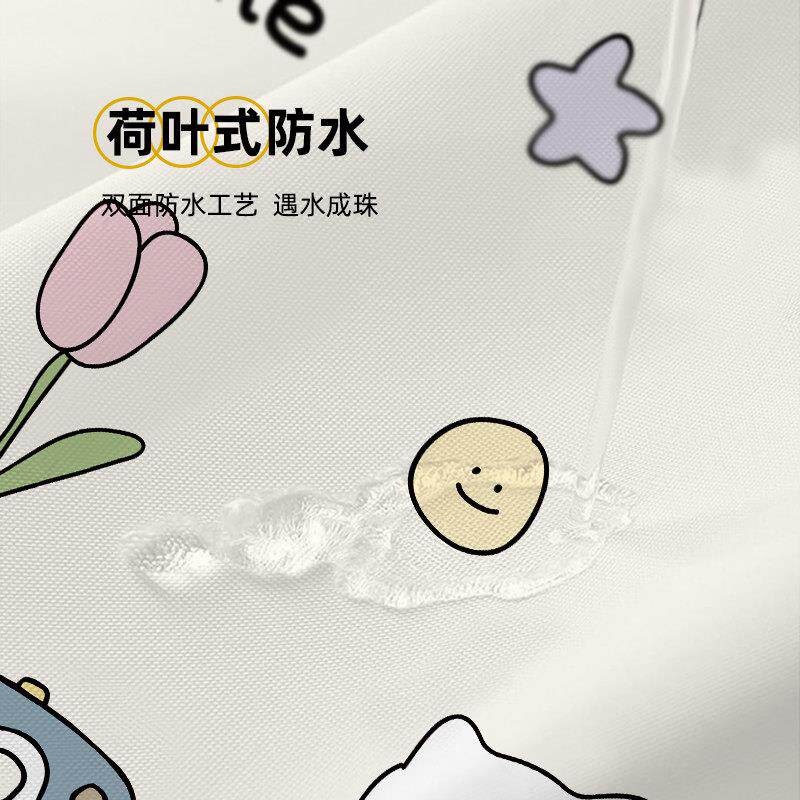 卡通加厚浴帘防浴室洗澡防布霉水帘子隔断拉SSQ-2404帘化妆挂室门