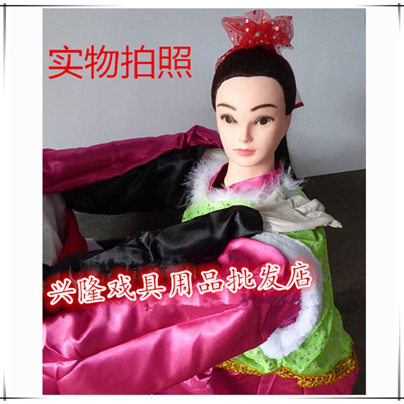 二鬼摔跤夫妻摔跤二人斗二人把社火伴玩二鬼打架夫妻打架杂耍道具